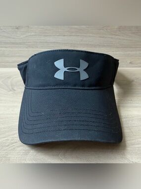 Under Armour Golf UA Visor Black/Gray OSFM Unisex Strapback Adjustable